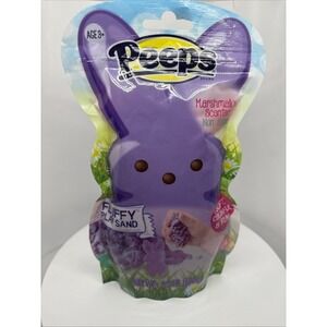 Easter Peeps Marshmallow Scented Fluffy Play Sand 1.5Pound Bag Non Edible Purple